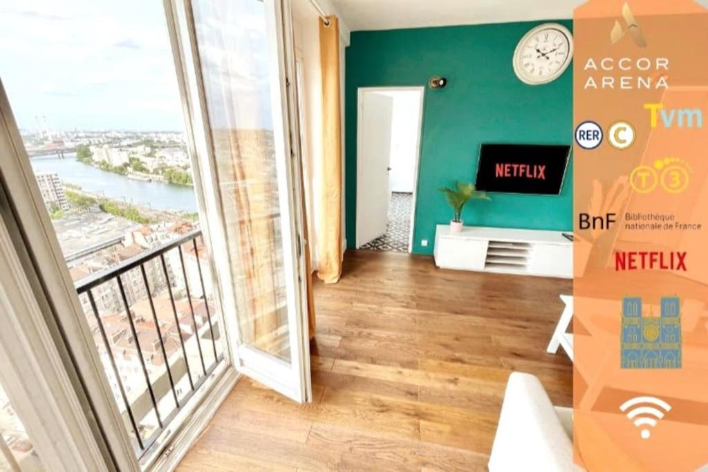 Ciel De Paris : Vue Tour Eiffel Daire Choisy-le-Roi Dış mekan fotoğraf